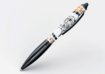 Lapicero tinta negra gigantes de piedra 2