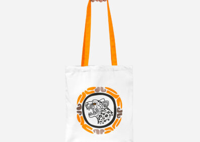 Bolso beige logo gigantes de piedra