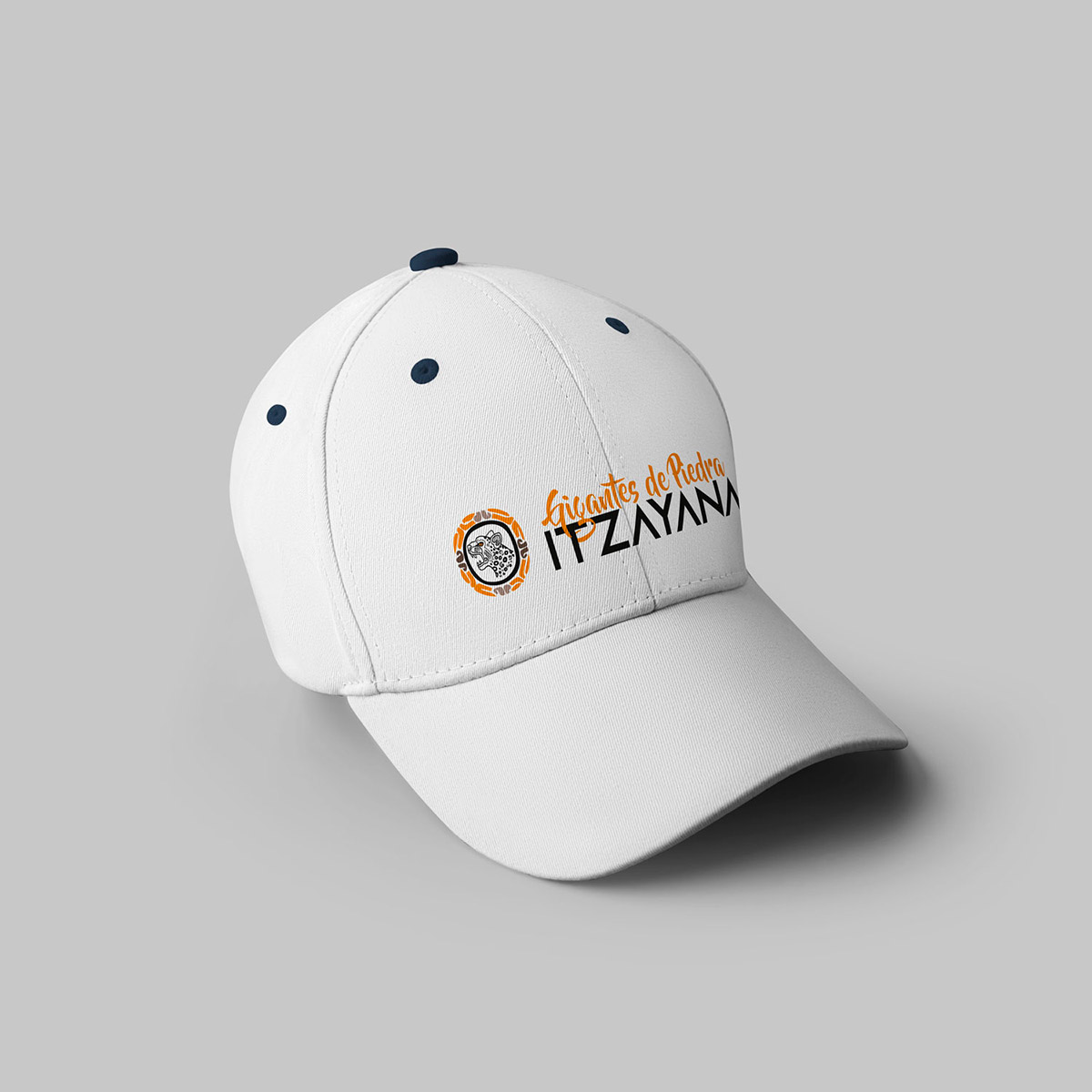 Gorra en algodón unicolor gigantes de piedra