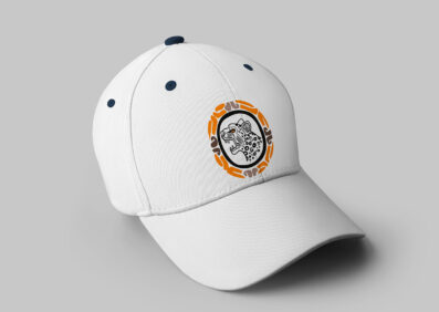 Gorra en algodón unicolor gigantes de piedra