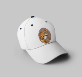 Gorra en algodón unicolor jaguar