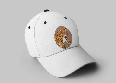Gorra en algodón unicolor jaguar