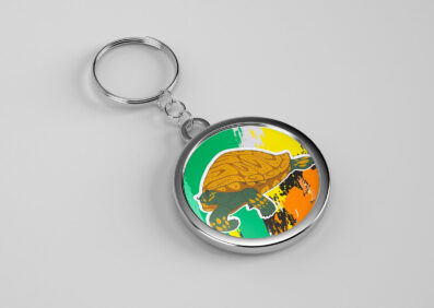 Llavero unicolor tortuga