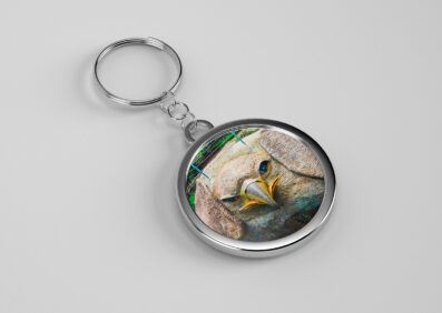 Llavero unicolor águila