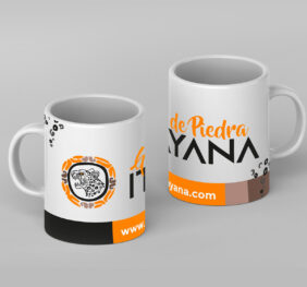 Mug unicolor fotos gigantes de piedra